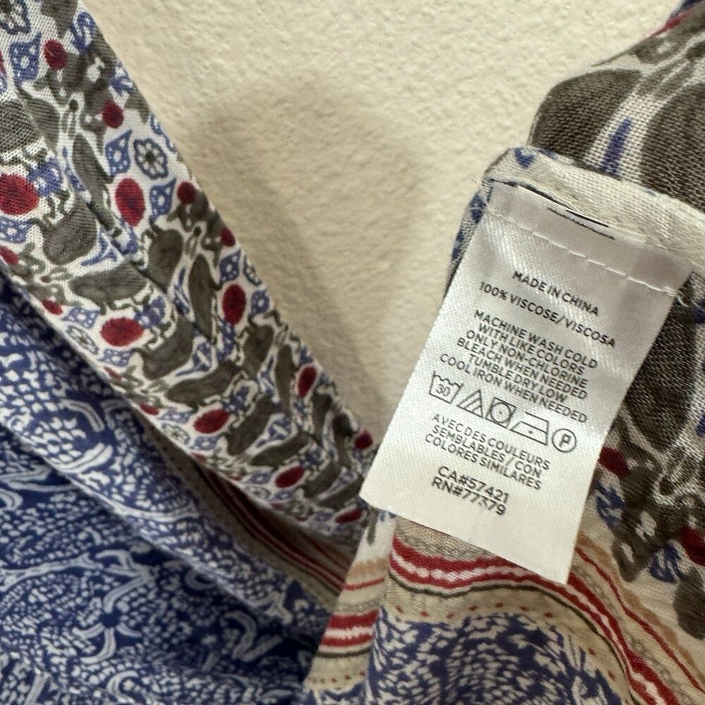 Ann Taylor Medium Duster Top Boho Open Front Short Sleeve Lightweight Womens - Picture 5 of 10